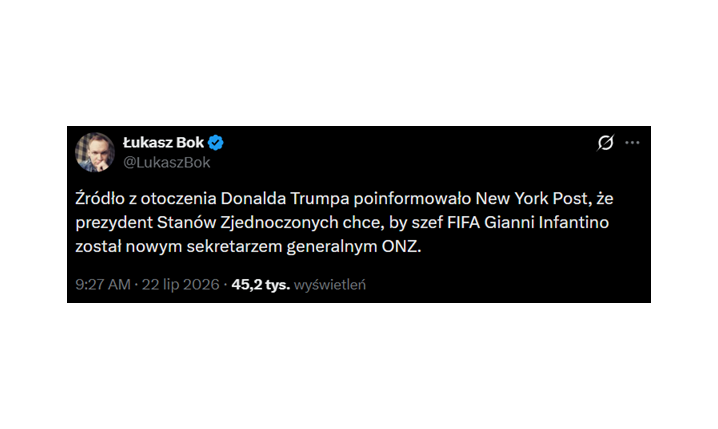 TO JAKIŚ HIT - Donald Trump chce by Giannin Infantino ODSZEDŁ Z FIFA i został nowym... xD